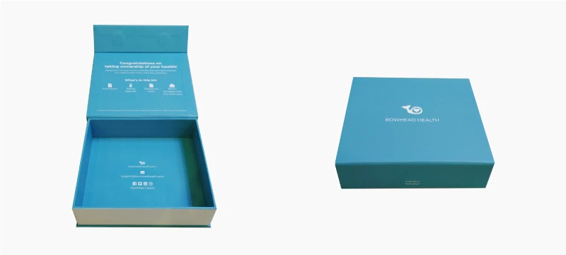 Rigid Paper Box Printing Inside and Outside With Magnet Closure