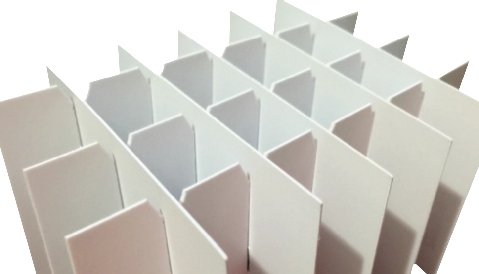 partition inside paper box