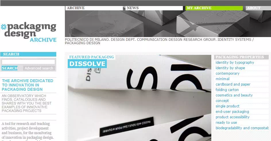 packaging design archive - packaging design website