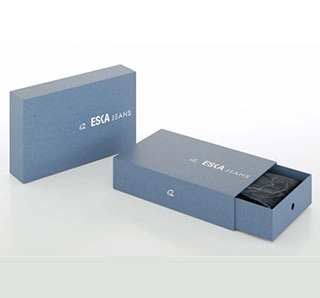 ESKA grey board, sliding rigid paper box, cardboard gift box