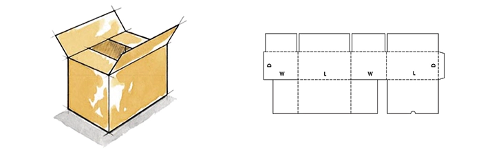 full bottom file box style, anderson lock bottom, hamper style, wayne bottom, corrugated printed box