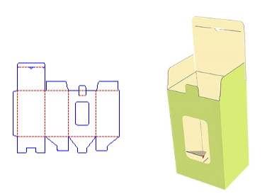 free tuck top snap lock bottom box template