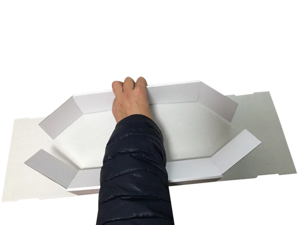 Corrugated Paper Box Lift Off Lid Cover and Base Tray