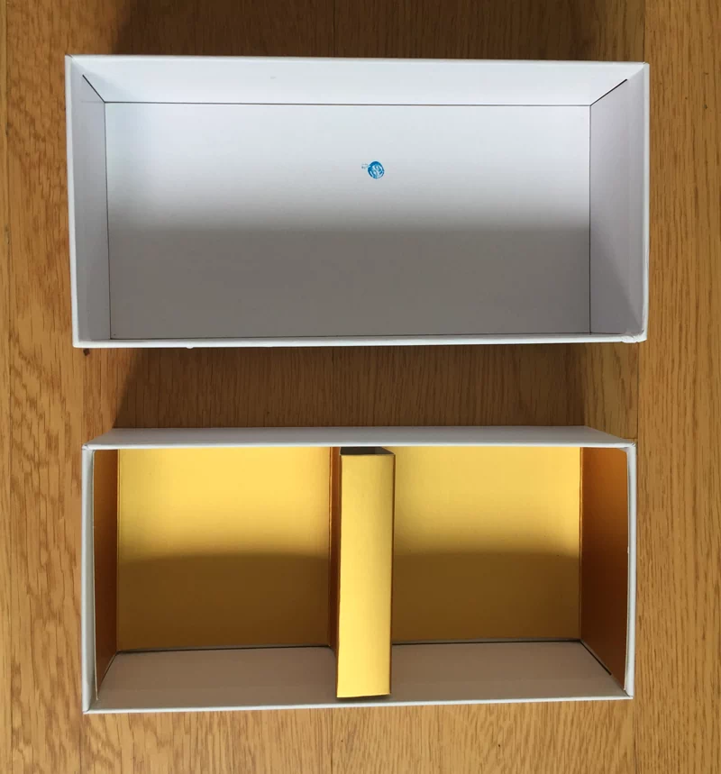 lift off lid paper box with paperboard insert