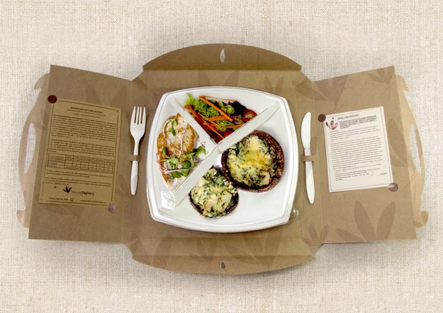 take out food paper packaging design, printed paper box