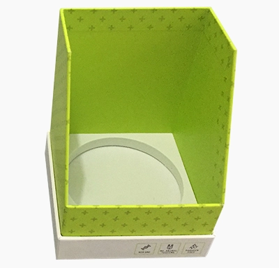 rigid paper box for display