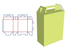 corrugated carrying boxes